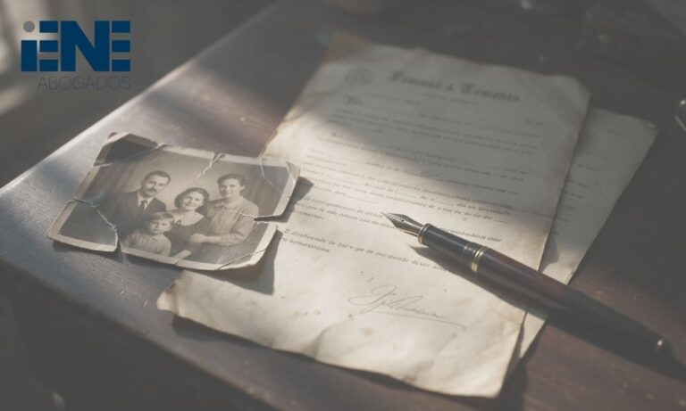 Una imagen de un testamento en una mesa